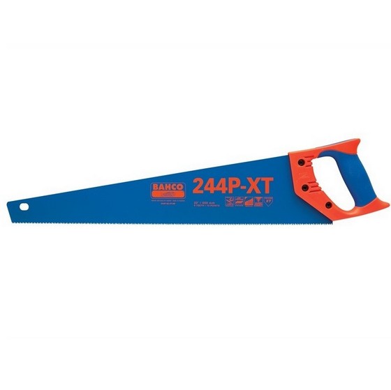 BAHCO 244P224X COATED HANDSAW 9TPIX22 INCH BLUE