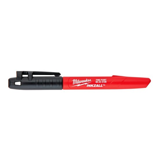 MILWAUKEE 48223100 INKZALL FINE TIP MARKER 1MM BLACK