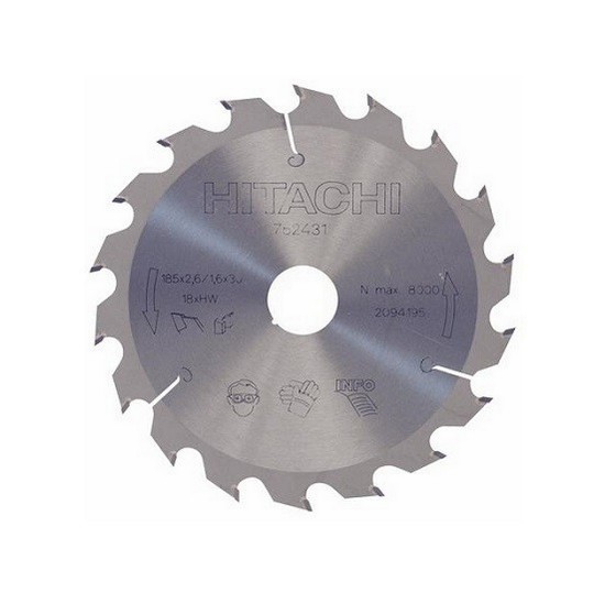 HITACHI 752431 SAW BLADE 185MM X 30MM X 18T