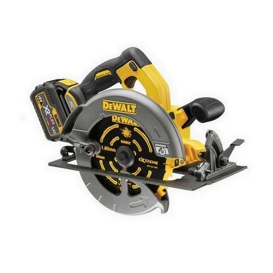 DEWALT DCS575T2 54V XR FLEXVOLT 190MM CIRCULAR SAW WITH 2X 60AH LIION BATTERIES
