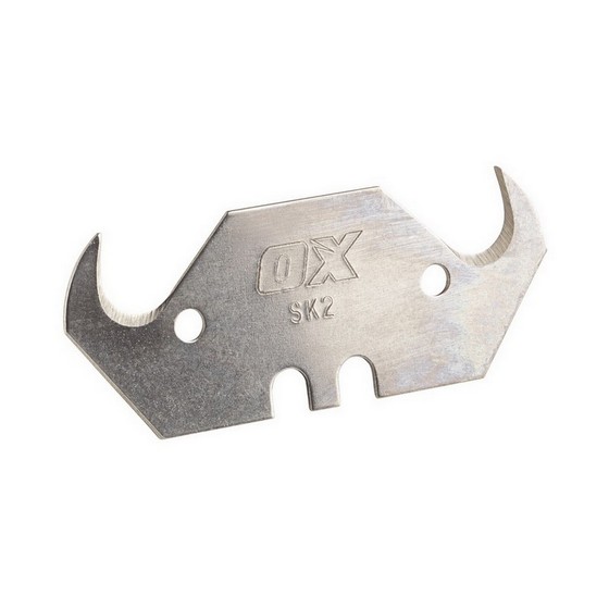 OX PRO HEAVY DUTY HOOKED KNIFE BLADE AND DISPENSER PACK OF 100