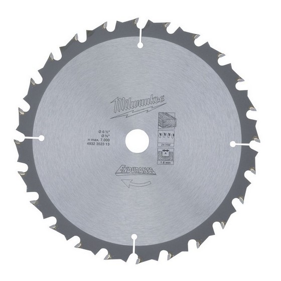 MILWAUKEE 4932352313 CIRCULAR SAW BLADE 165 X 158 X 24T