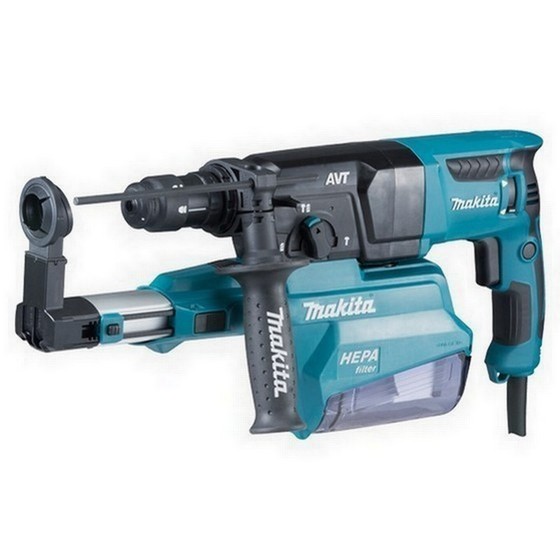 MAKITA HR2651 AVT SDS HAMMER DRILL WITH DUST EXTRACTION 240V