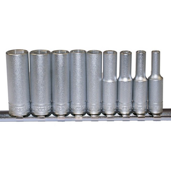 TENG TENM1407 10 PIECE DEEP CLIP RAIL 14 INCH SQUARE DRIVE SET