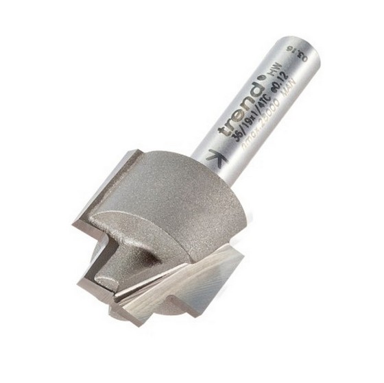 TREND 3619X14TC REBATER RECESSING CUTTER 19MM DIAMETER