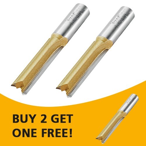 TREND BR01X12TC TCT ECONOMY WORKTOP CUTTER PACK OF 2 1 FREE