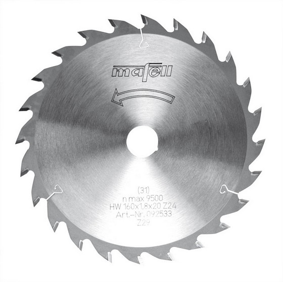 MAFELL 092533 TCT SAW BLADE 160 X 18 X 30 24T