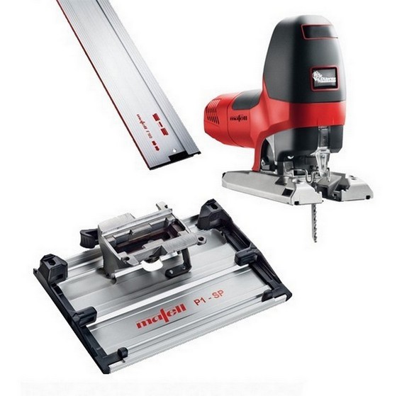 MAFELL 917122 P1CC 900W BODY GRIP JIGSAW 110V KIT WITH 1X 08M GUIDE RAIL and TILTING BASE PLATE