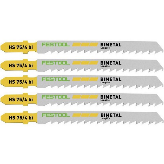FESTOOL 486553 HS 754 BI5 JIGSAW BLADES