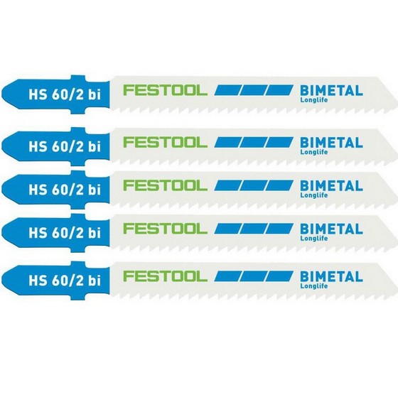 FESTOOL 486557 HS 602 BI5 JIGSAW BLADES
