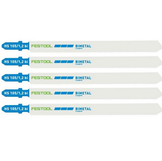 FESTOOL 486558 HS 10512 BI5 JIGSAW BLADES