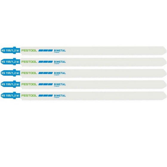 FESTOOL 490180 HS 15512 BI5 JIGSAW BLADES