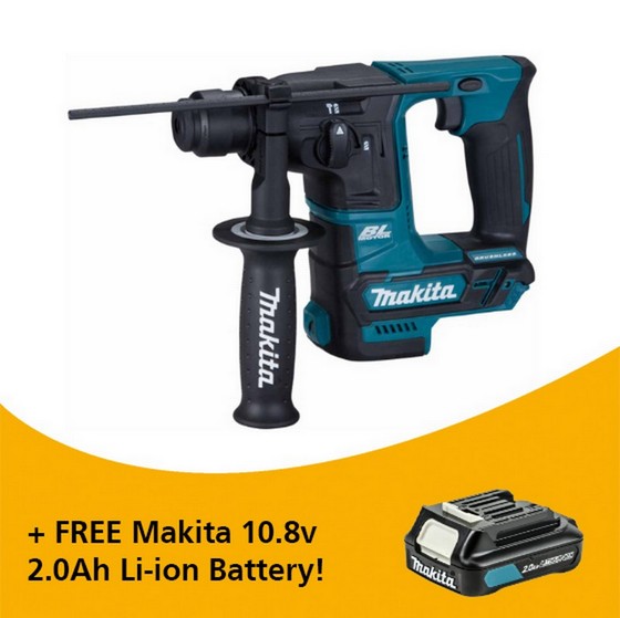 MAKITA HR166DZ 108V BRUSHLESS SDS HAMMER DRILL BODY ONLY