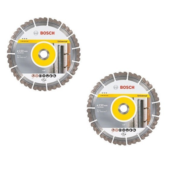 BOSCH 06159975T3 230MM DIAMOND DISC TWIN PACK