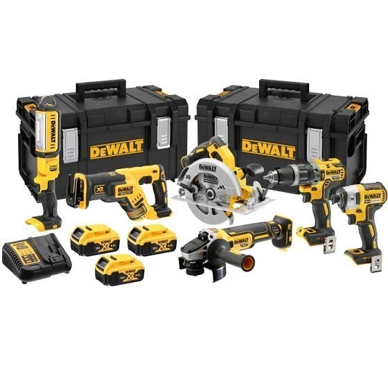 DEWALT DCK623P3GB 6 PIECE 18V BRUSHLESS KIT WITH 3X 50AH LIION BATTERIES