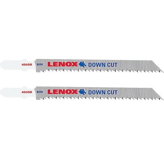LENOX T20314BT450SR PACK OF 2 BIMETAL TSHANK JIGSAW BLADES 10TPIX100MM