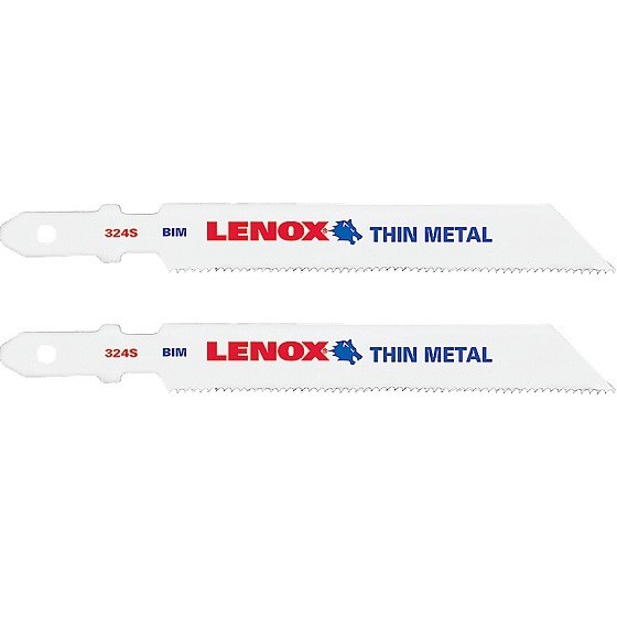 LENOX T20303BT324S PACK OF 2 BIMETAL TSHANK JIGSAW BLADES 24TPIX92MM