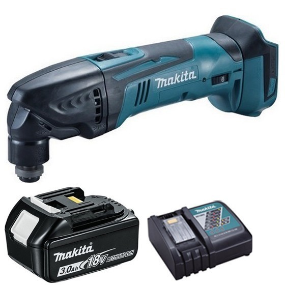 MAKITA DTM50ZR1 18V MULTI TOOL WITH 1X 30AH LIION BATTERY and CHARGER SUPPLIED IN CARTON