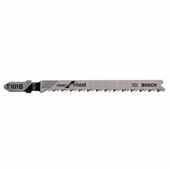 Bosch 2608630032 Pack Of 5 T101D Clean Cut Wood Jigsaw Blades 1045mm