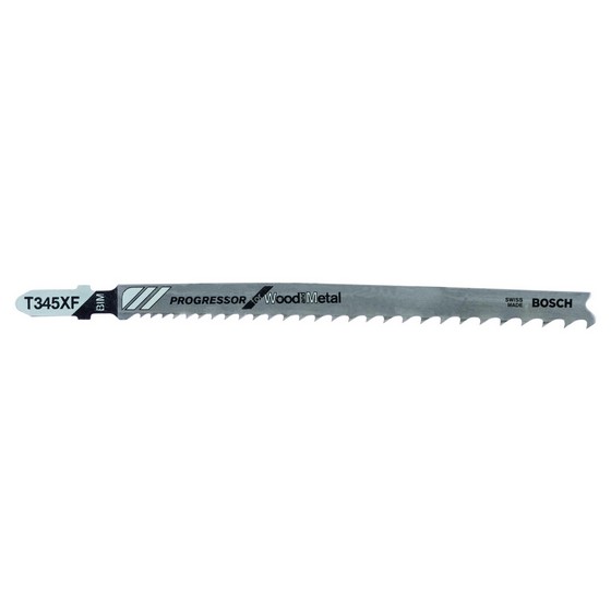 Bosch 2608634994 Pack Of 5 T345XF Wood And Metal Jigsaw Blades