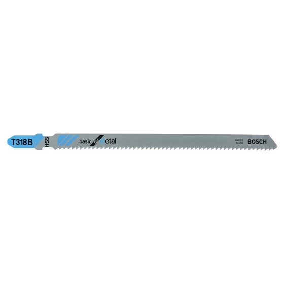 Bosch 2608631404 Pack Of 5 T318B Metal Cut Jigsaw Blades 256mm