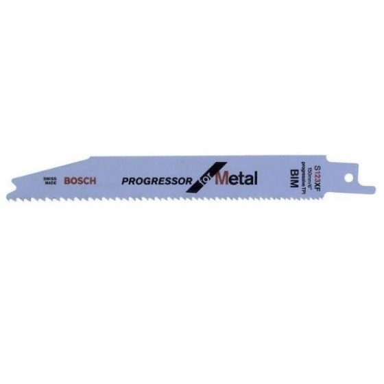 Bosch 2608654402 Pack Of 5 Progressor Metal 12 Inch UniShank Saw Blades S123XF