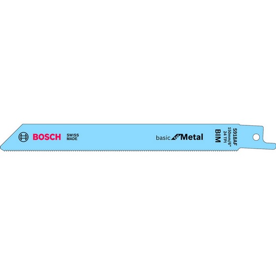 Bosch 2608651780 Pack Of 5 S918A Basic Metal Sabresaw Blades 13mm