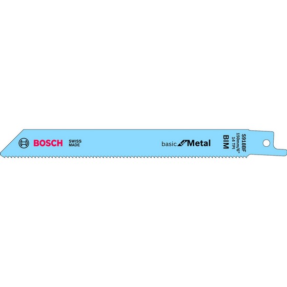 Bosch 2608651781 Pack Of 5 S918B Metal Cut Sabresaw Blades 28mm