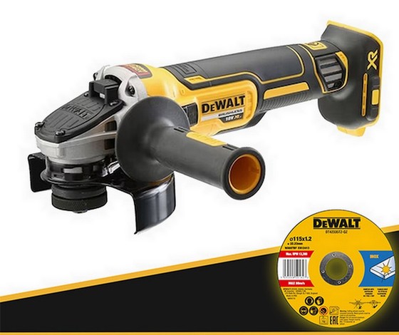 DEWALT DCG405N 18V BRUSHLESS ANGLE GRINDER 125MM BODY ONLY