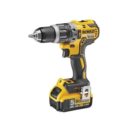 DEWALT XMS18CD18V 18V COMBI DRILL WITH 1X 50AH and 1X 40AH LIION BATTERIES
