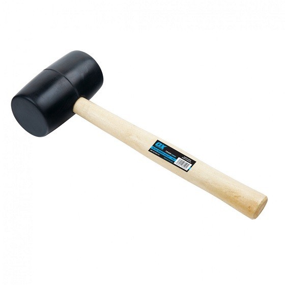 OX OXT081724 TRADE BLACK RUBBER MALLET 24OZ