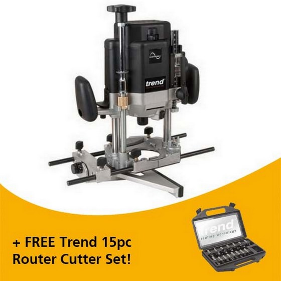 TREND T11ELK 12IN ROUTER 110V SUPPLIED IN STORAGE CASE