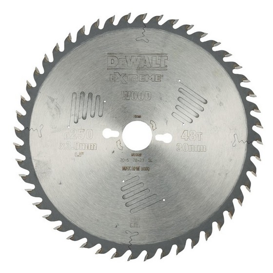 DEWALT DT4323QZ SERIES 60 MITRE SAW BLADE 250MM X 30MM X 48T