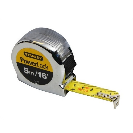 STANLEY STA033553 POWERLOCK TAPE MEASURE 5M16FT