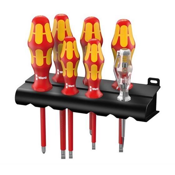 WERA 7 PIECE KRAFTFORM VDE SCREWDRIVER SET