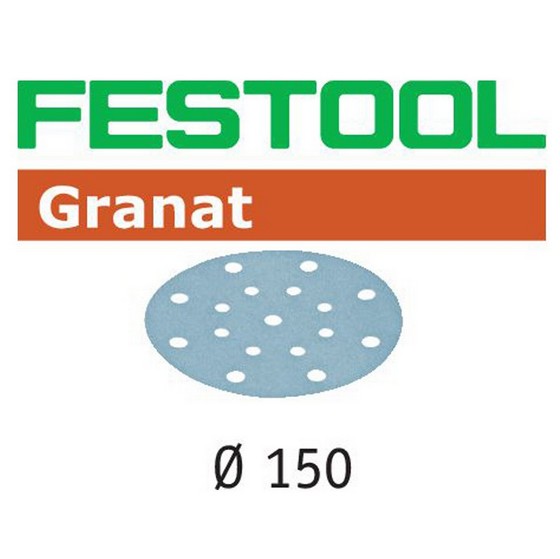 FESTOOL 575164 GRANAT STFD15016 150MM SANDING DISCS 120 GRIT PACK OF 100