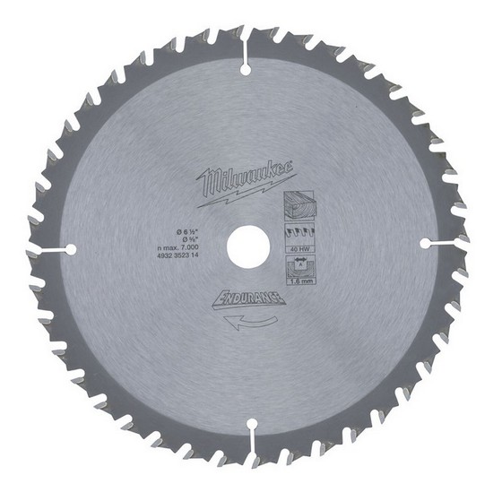 MILWAUKEE 4932352314 CIRCULAR SAW BLADE 165 x 158 x 40T