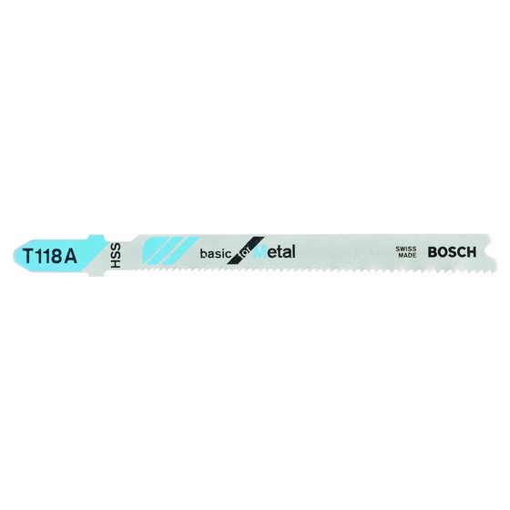 Bosch 2608631013 Pack Of 5 T118A Metal Cut Jigsaw Blades 13mm