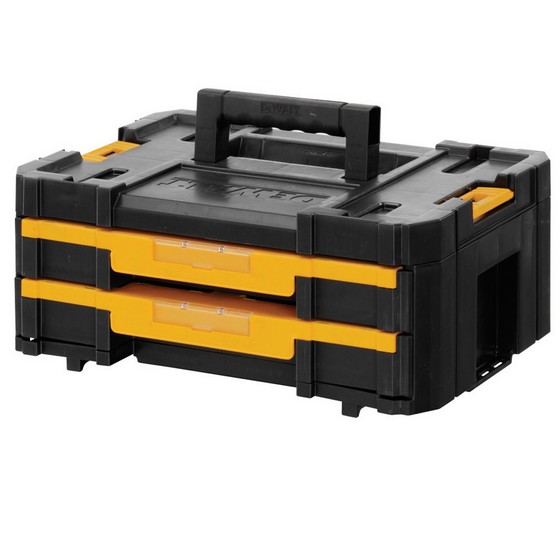 DEWALT DWST170706 TSTAK 4 2 DRAWER STORAGE CASE