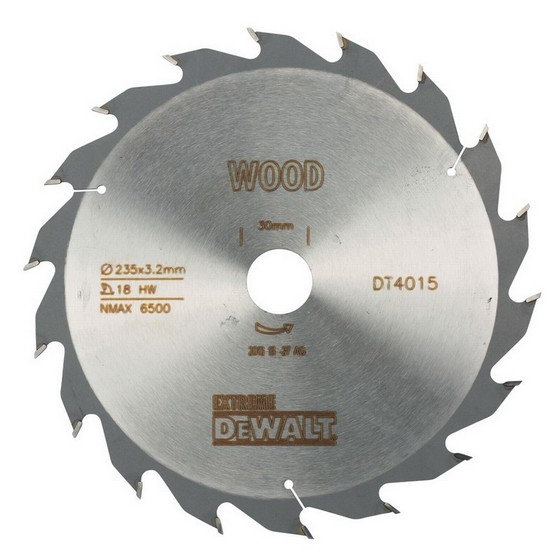 DEWALT DT4015QZ SERIES 40 CIRCULAR SAW BLADE 235MM X 30MM X 18T