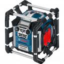 Bosch POWERBOX GML 50 Radio MP3 Speakers Battery Charger and Powerbox with 2 x 240v Sockets Runs off 240v and 144 18v Lithium Ion Batteries