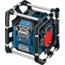 Bosch POWERBOX GML 20 Radio MP3 Speakers and Powerbox with 2 x 240v Sockets Runs off 240v and 144 18v Lithium Ion Batteries