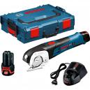 Bosch GUS 108 VLI 108v Cordless Universal Shears with L Boxx and 2 Lithium Ion Batteries 2ah
