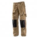Bosch WKT Professional Trousers with Knee Pockets Beige 34 Waist and 35 Leg