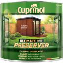 Cuprinol Ultimate Garden Exterior Wood Preserver Autumn Brown 1 Litre