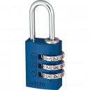 Abus 20mm 145 Series 3 Digit Combination Aluminium Padlock Blue