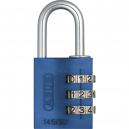 Abus 30mm 145 Series 3 Digit Combination Aluminium Padlock Blue