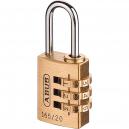 Abus 20mm 165 Series 3 Digit Combination Padlock