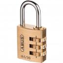 Abus 30mm 3 Digit 165 Series Combination Padlock