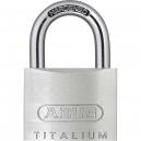 abus 40mm 54ti series titalium padlock twin pack pack of 3 keyed alike